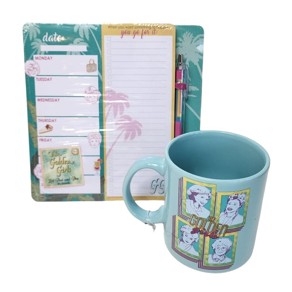 The Golden Girls Mug and Checklist Pad